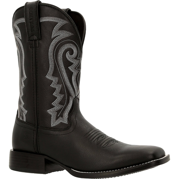 Durango Men's Western Boot, 10 M, Leather, 11 in H, Black Onyx DDB0340 - main